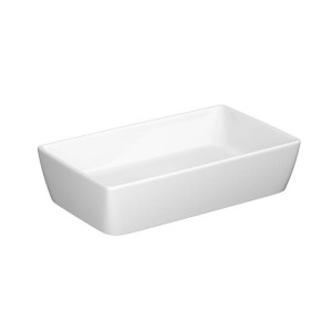 Cersanit umywalka nablatowa CITY 60 prostokątna z korkiem ceramicznym