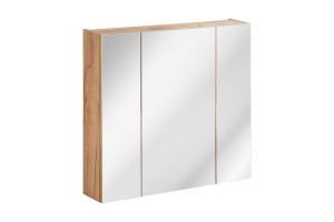 COMAD CAPRI OAK 843 - Szafka z lustrem 80 3D - Dąb Craft Złoty