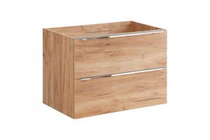 COMAD CAPRI OAK 821 - Szafka pod umywalkę 80 2S - Dąb Craft Złoty