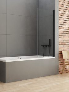 NEW TRENDY PARAWAN NAWANNOWY JEDNOCZĘŚCIOWY  NEW SOLEO BLACK 90X140