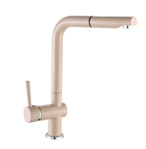 LAVEO BATERIA ZLEWOZMYWAKOWA Z WYCIĄGANĄ WYLEWKĄ LUNA BEŻ