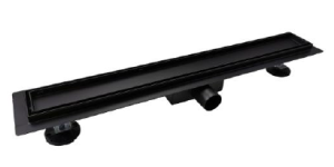 AQUAline- Odpływ liniowy posadzkowy czarny/black 2w1 pod płytkę 