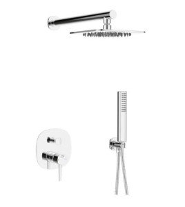 LAVEO BATERIA NATRYSKOWA PODTYNKOWA POLA CHROM