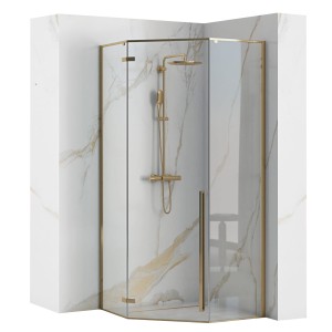 REA KABINA PRYSZNICOWA DIAMOND GOLD 90X90
