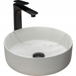REA U8703 Umywalka nablatowa  SAMI MARBLE MAT 
