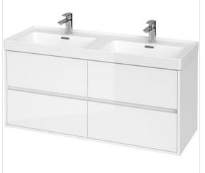 Cersanit  Crea SET B284 Umywalka z szafką 120,5x45,5 cm biała