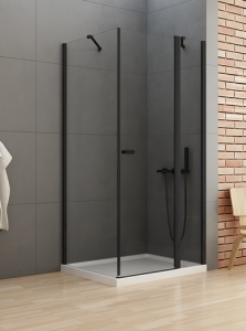 NEW TRENDY Kabina prysznicowa NEW SOLEO BLACK