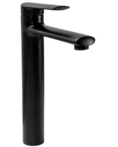 REA B6921 Bateria umywalkowa Buzz Black czarna wysoka