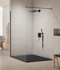 New Trendy kabina WALK IN NEW MODUS BLACK