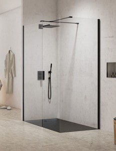 New Trendy kabina WALK IN NEW MODUS BLACK