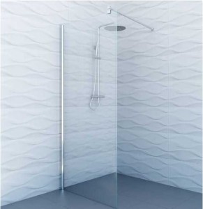 SEA-HORSE DUSO KABINA PRYSZNICOWA NAROŻNA WALK IN 85x200 szkło 6mm DS600T085