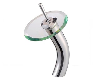 VELDMAN 6 KOLORÓW SZKLANA BATERIA UMYWALKOWA WODOSPAD WYSOKA 