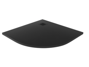 New Trendy brodzik półokrągły MORI 90x90x3 konglomeratowy
