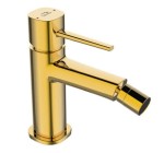 LAVEO Pola – bateria bidetowa z korkiem złota