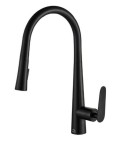 LAVEO Nalda – bateria zlewozmywakowa stojąca z wyciąganą wylewką black