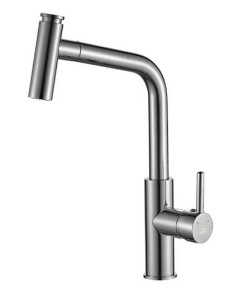 LAVEO Toro – bateria zlewozmywakowa z wyciąganą wylewką chrom