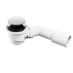 CERSANIT Syfon wannowy klik-klak chrom