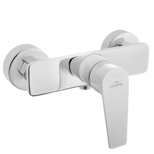INVENA bateria natryskowa DOKOS biały/ chrom