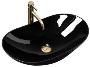 REA U0445 UMYWALKA NABLATOWA ROYAL BLACK