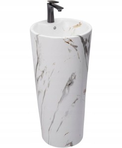 REA U8704  Umywalka Ceramiczna Wolnostojąca BLANKA MARBLE MATT