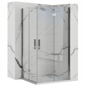 REA Kabina prysznicowa Molier Chrome Double