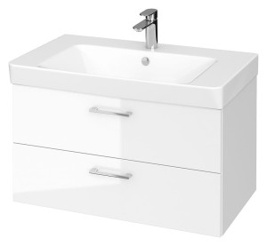 Cersanit SET B348 LARA MILLE 80 BIAŁY DSM (SZAFKA + UMYWALKA)