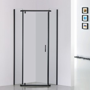 SEA HORSE STYLIO KABINA PENTAGONALNA CZARNY MAT