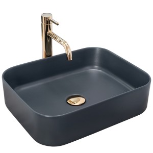 REA U5656 UMYWALKA NABLATOWA KAYA NAVY BLUE MATT