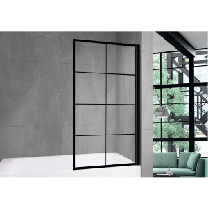 VELDMAN Parawan nawannowy 80x140 MONTE CARLO profil czarny krata