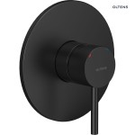 Oltens Molle bateria prysznicowa podtynkowa kompletna czarny mat 33100300