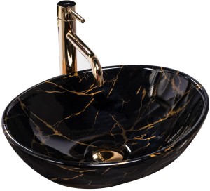 REA U5611 UMYWALKA NABLATOWA SOFIA BLACK MARBLE