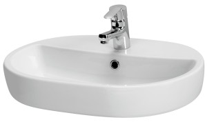 Cersanit Umywalka nablatowa CASPIA OVAL 60 K11-0099