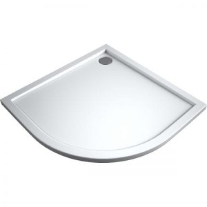 Oltens Superior brodzik półokragły 90x90 cm akrylowy biały 16002000