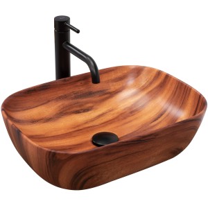 REA U5051 UMYWALKA NABLATOWA  BELINDA WOOD MAT