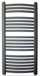 AQUAFORM Grzejnik łazienkowy KUMIKO 1150/530 ANTRACYT moc 517W