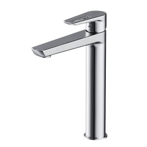 CERSANIT BATERIA UMYWALKOWA SZTORCOWA, WYSOKA MILLE CHROM, Z KORKIEM METALOWYM KLIK-KLAK
