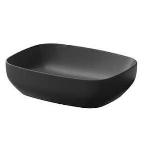 CERSANIT UMYWALKA NABLATOWA LARGA PROSTOKĄTNA ANTRACYT MAT (50x38)