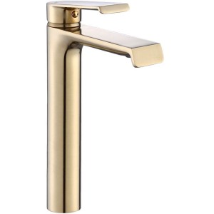 REA B9971 BATERIA UMYWALKOWA  HASS GOLD SZCZOTKOWANA WYSOKA