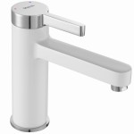 REA B9941 BATERIA UMYWALKOWA  POLO BIAŁA-CHROM NISKA