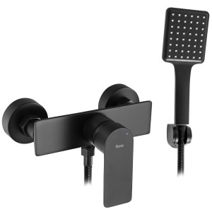 REA B9909 BATERIA PRYSZNICOWA ZE SŁUCHAWKĄ URBAN BLACK