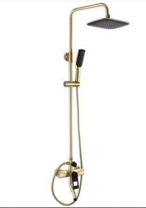 REA P9962 ZESTAW NATRYSKOWY SOUL GOLD/ BLACK SZCZOTKOWANY
