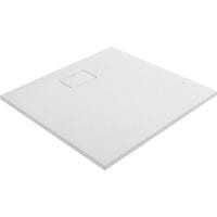 Oltens Bergytan brodzik kwadratowy 90x90 cm RockSurface biały