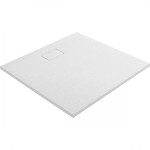 Oltens Bergytan brodzik kwadratowy 100x100 cm RockSurface biały 17102000