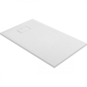 Oltens Bergytan brodzik prostokątny 120x70 cm RockSurface biały 15102000