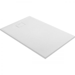 Oltens Bergytan brodzik prostokątny 140x90 cm RockSurface biały 15107000
