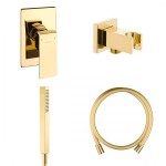 Zestaw Oltens Gota zestaw prysznicowy podtynkowy złoty połysk 36606800