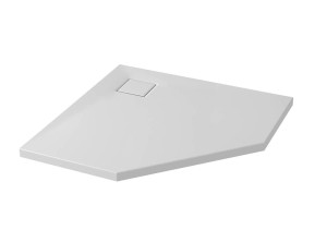 CERSANIT SET B545: BRODZIK PIĘCIOKĄTNY TAKO SLIM 90x4 + SYFON