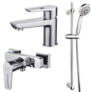 CERSANIT ZESTAW ARMATURY MILLE CHROM VIBE