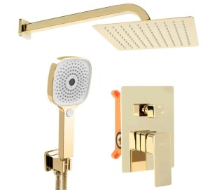 REA P8464 ZESTAW PRYSZNICOWY NATRYSKOWY ORIX GOLD BOX