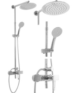 REA P8801 ZESTAW PRYSZNICOWY NATRYSKOWY ALDI CHROME